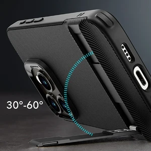 Чехол с металлической подставкой ESR Boost Kickstand Black для iPhone 15 Pro Max - Фото 3