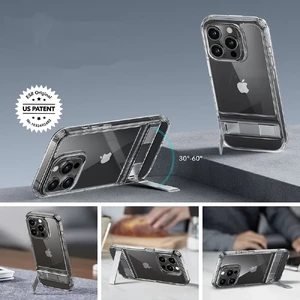 Чохол із металевою підставкою ESR Boost Kickstand Clear для iPhone 15 Pro Max - Фото 3