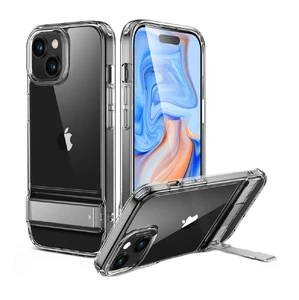 Чохол із металевою підставкою ESR Boost Kickstand Clear для iPhone 15 Plus