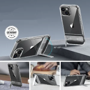 Чохол із металевою підставкою ESR Boost Kickstand Clear для iPhone 15 Plus - Фото 8