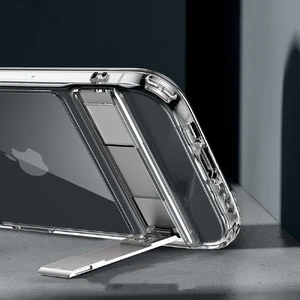 Чехол с металлической подставкой ESR Boost Kickstand Clear для iPhone 15 Pro - Фото 6