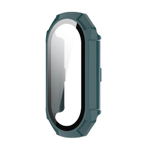 Захисний чохол зі склом iLoungeMax Anti-Fall Bumper Protective Case Screen Protector Green для Xiaomi Mi Band 8