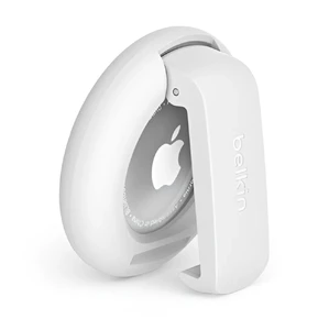 Чехол с зажимом Belkin Secure Holder White для Apple AirTag на рюкзак/ошейник - Фото 3