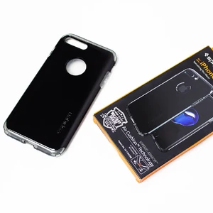 Чехол Spigen Hybrid Armor Jet Black для iPhone 7 Plus |  | 8 Plus - Фото 11