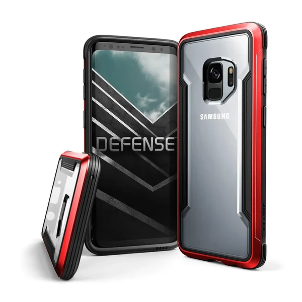 Протиударний чохол X-Doria Defense Shield Red для Samsung Galaxy S9