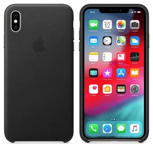 Шкіряний чохол iLoungeMax Apple Leather Black для iPhone X | XS OEM - Фото 3