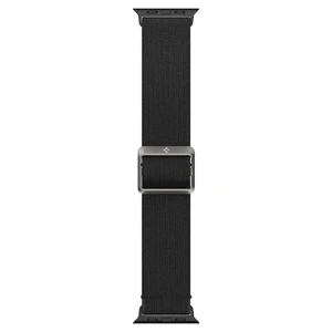 Черный нейлоновый ремешок Spigen Band Lite Fit Black для Apple Watch Series 6 | 5 | 4 | SE (44mm) - Фото 6