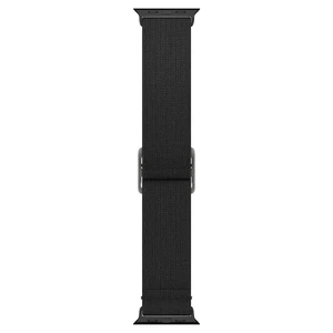 Черный нейлоновый ремешок Spigen Band Lite Fit Black для Apple Watch Series 6 | 5 | 4 | SE (44mm) - Фото 7