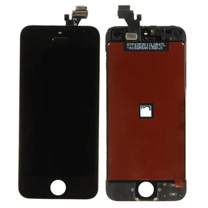 Дисплей с тачскрином (оригинал, черный) для iPhone 5