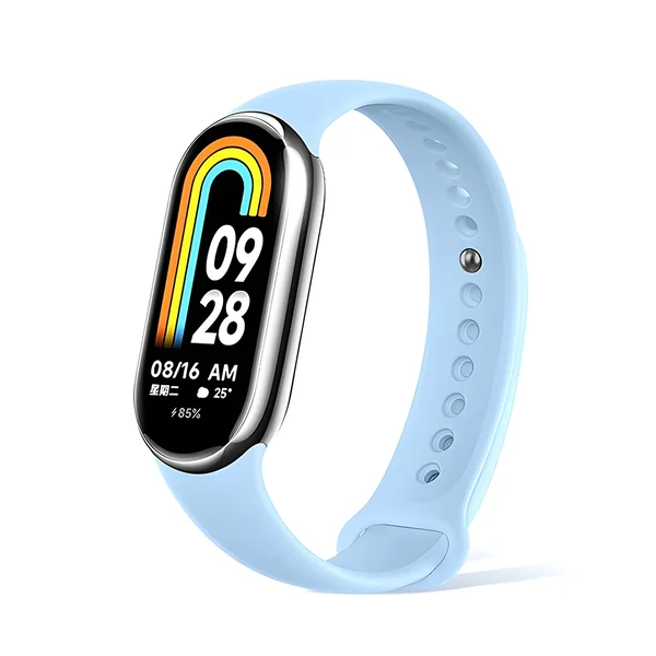 Силіконовий ремінець iLoungeMax Silicone Bracelet Blue для Xiaomi Mi Band 8