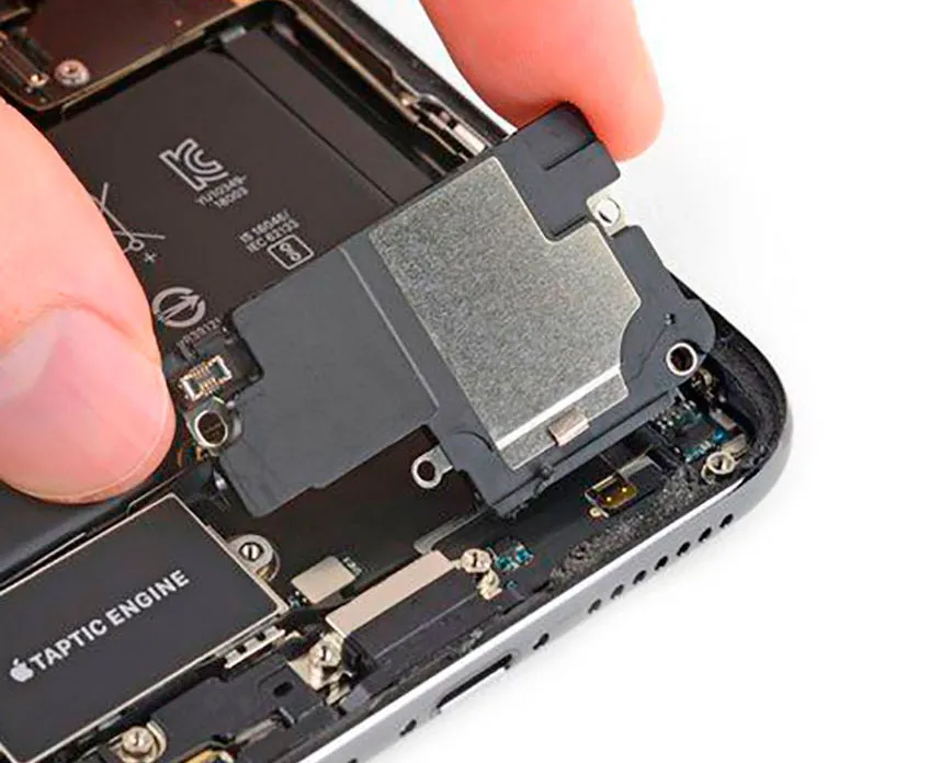 Частка нижнього динаміка iPhone X