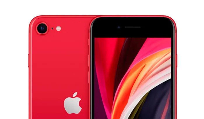 Чистка сетки верхнего динамика iPhone SE 2 (2020)