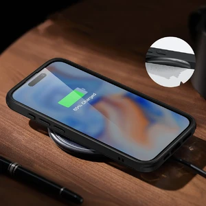 Чохол із металевою підставкою ESR Boost Kickstand Black для iPhone 15 Pro - Фото 8