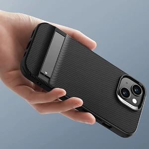 Чехол с металлической подставкой ESR Boost Kickstand Black для iPhone 15 Plus - Фото 2