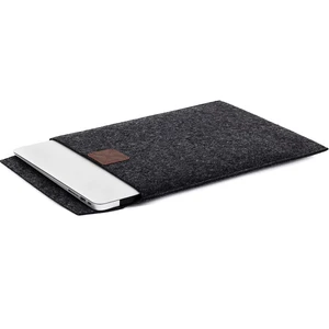 Тонкий повстяний чохол-кишеня Gmakin Gray | Brown для MacBook Pro 14 (2023 | 2021) - Фото 9