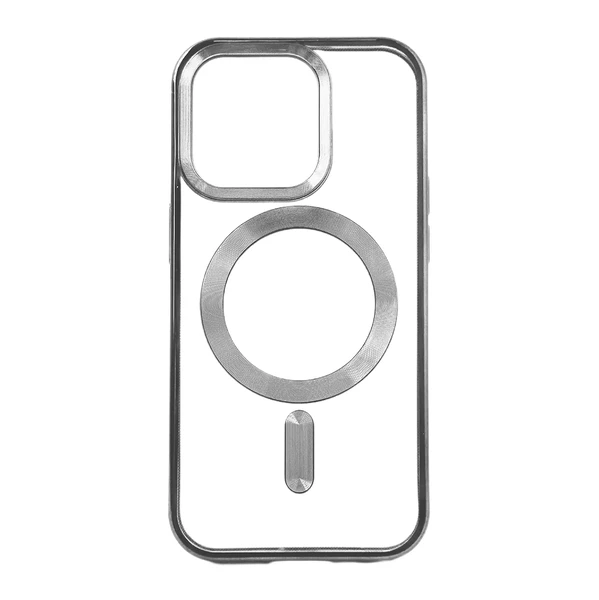 Защитный чехол с MagSafe iLoungeMax Magnetic Case Silver для iPhone 15 Pro Max