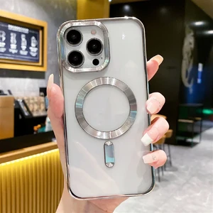 Защитный чехол с MagSafe iLoungeMax Magnetic Case Silver для iPhone 15 Pro - Фото 2