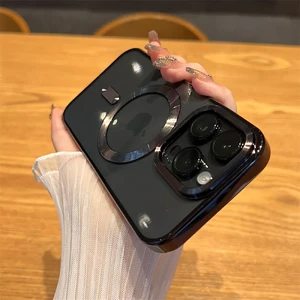 Захисний чохол з MagSafe iLoungeMax Magnetic Case Black для iPhone 15 Pro - Фото 6