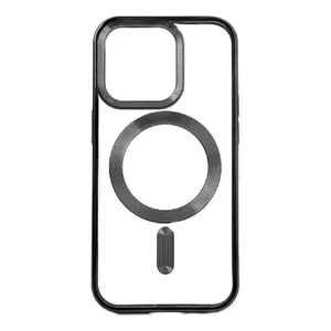 Захисний чохол з MagSafe iLoungeMax Magnetic Case Black для iPhone 15 Pro Max  - Фото 1