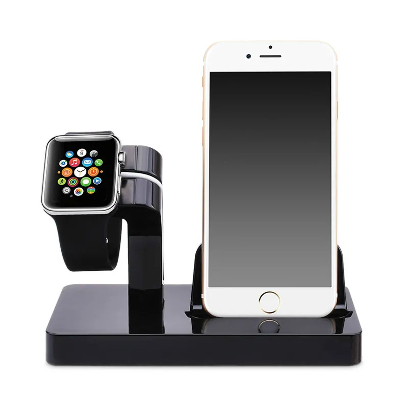 Чорна док-станція CinkeyPro Charger Dock для Apple Watch | iPhone