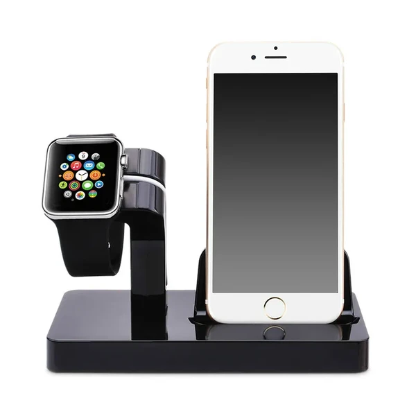 Чорна док-станція CinkeyPro Charger Dock для Apple Watch | iPhone