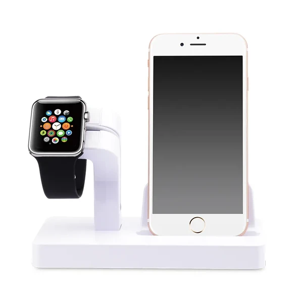 Белая док-станция CinkeyPro Charger Dock для Apple Watch и iPhone