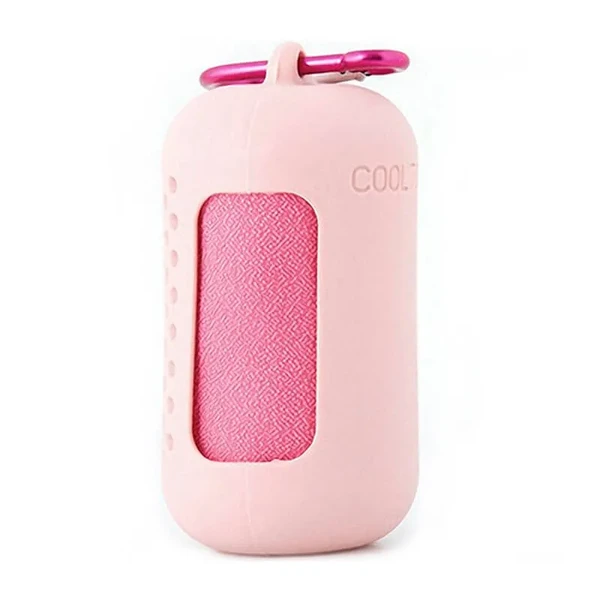 Охолодний рушник з мікрофібри iLoungeMax Cooling Sports Pink 40х40
