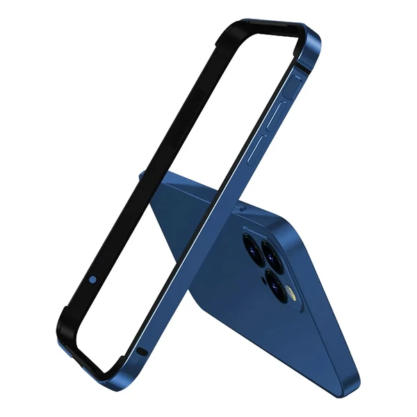 Металевий чохол-бампер COTEetCI Aluminum Bumper Blue для iPhone 13 Pro Max в Ужгороді