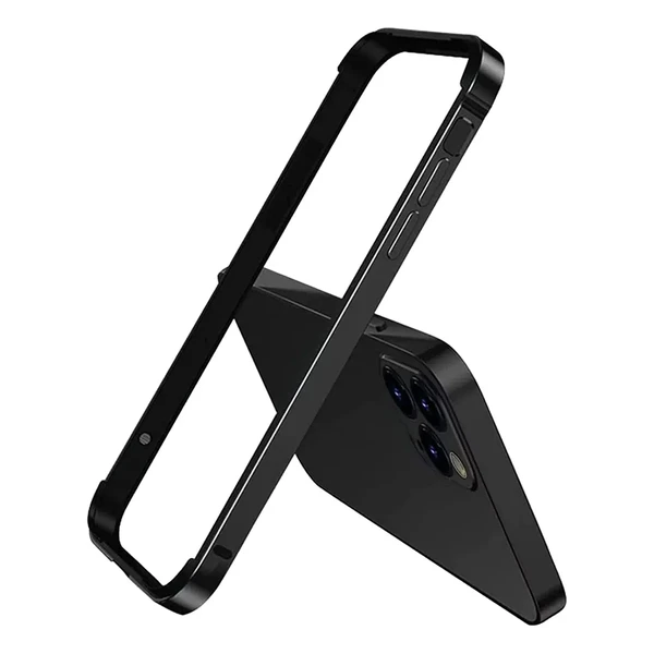 Металевий чохол-бампер COTEetCI Aluminum Bumper Black для iPhone 13 Pro Max в Ужгороді