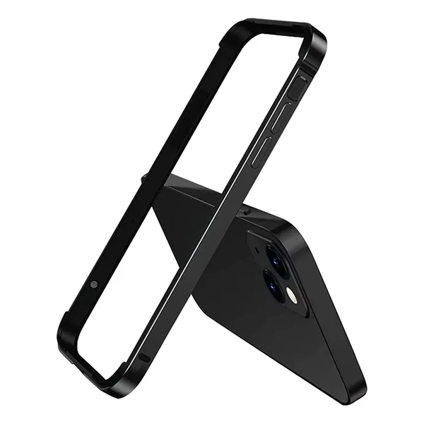 Металевий чохол-бампер COTEetCI Aluminum Bumper Black для iPhone 13 | 13 Pro