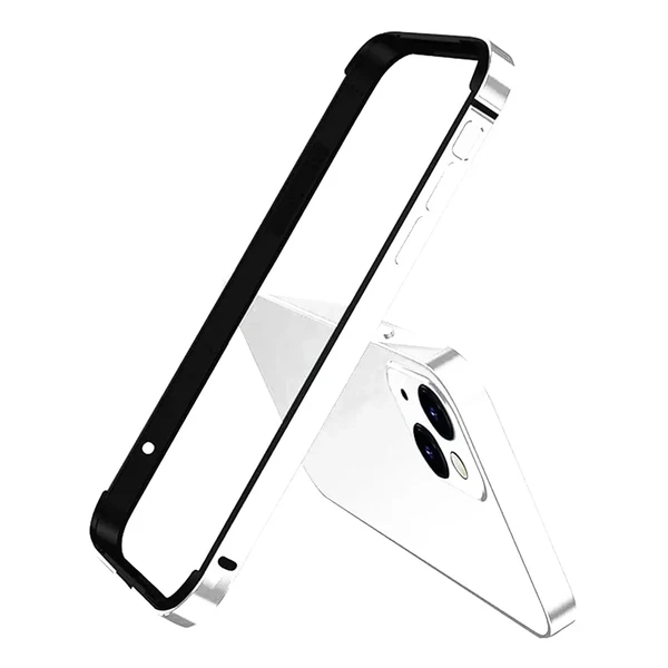 Металевий чохол-бампер COTEetCI Aluminum Bumper Silver для iPhone 13 | 13 Pro в Мукачеві