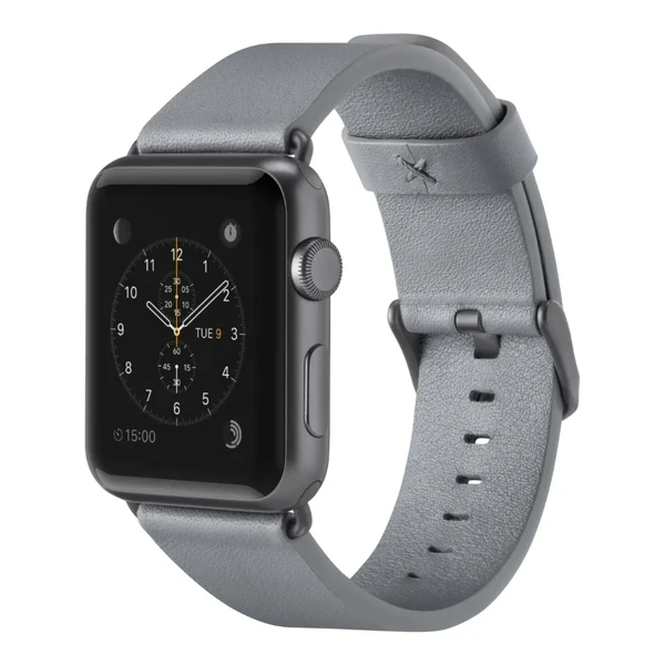 Ремешок Belkin Classic Leather Band Gray для Apple Watch 41mm | 40mm | 38mm в Николаеве