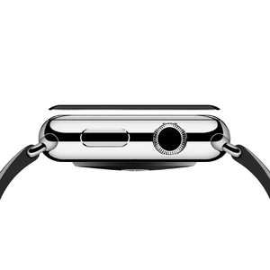 Захисне скло iLoungeMax 3D Tempered Glass Curved Edge Black для Apple Watch 44mm SE 2 | SE | 6 | 5 | 4 - Фото 3