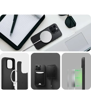 Черный чехол Spigen Cyrill Kajuk Classic Charm Mag для iPhone 16 Pro - Фото 12