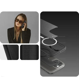 Черный чехол Spigen Cyrill Kajuk Classic Charm Mag для iPhone 16 Pro Max - Фото 7