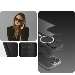 Черный чехол Spigen Cyrill Kajuk Classic Charm Mag для iPhone 16 Pro Max - Фото 8