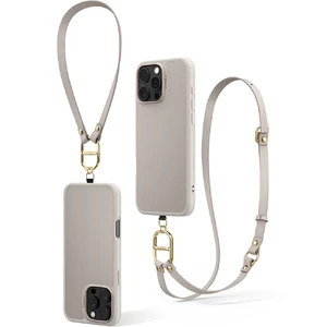 Бежевый чехол Spigen Cyrill Kajuk Classic Charm Mag для iPhone 16 Pro Max - Фото 2