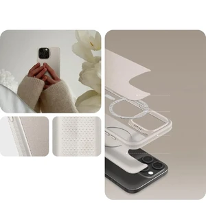 Бежевый чехол Spigen Cyrill Kajuk Classic Charm Mag для iPhone 16 Pro Max - Фото 7