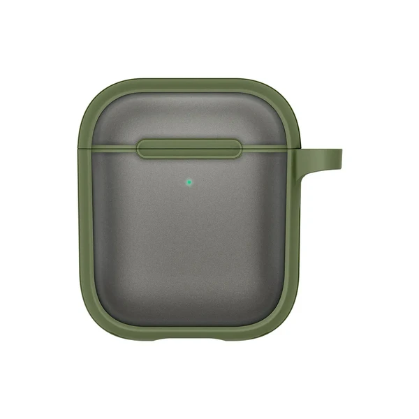 Чохол з карабіном CYRILL Color Brick - Khaki для Apple AirPods 1, 2