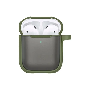 Чохол з карабіном CYRILL Color Brick - Khaki для Apple AirPods 1, 2 - Фото 2