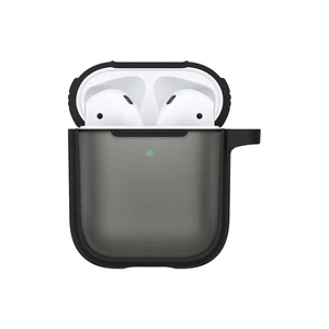 Чехол с карабином CYRILL Color Brick Matte Black для Apple AirPods 1 | 2 - Фото 2