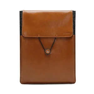 Шкіряний чохол d-park Postman Coffee для Apple Macbook 12" |  Air 11"