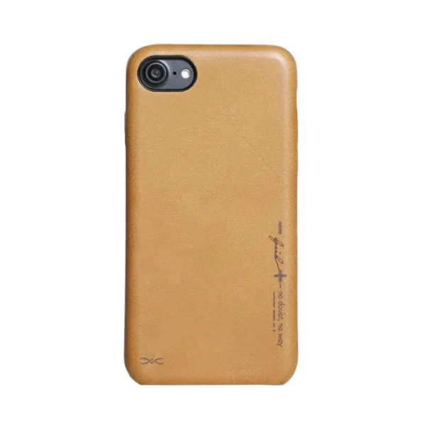 Чохол з натуральної шкіри d-park Vintage No Pattern для iPhone SE 3 | SE 2 | 8 | 7