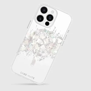 Прозрачный чехол с перламутром Case-Mate Karat MagSafe для iPhone 16 Pro Max - Фото 11