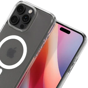 Полупрозрачный белый чехол Spigen Ultra Hybrid Mag для iPhone 16 Pro - Фото 7