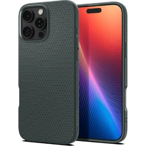 Зеленый чехол Spigen Liquid Air для iPhone 16 Pro 8809971230315 - Фото 1