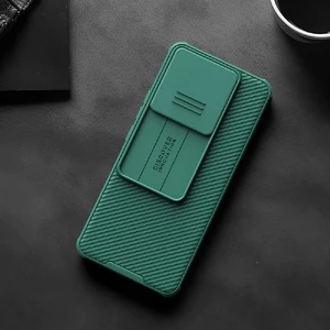 Протиударний чохол зі шторкою для камери Nillkin CamShield Pro Green для Xiaomi Redmi Note 13 Pro 5G/Poco X6 - Фото 4