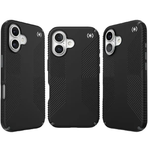 Черный чехол Speck Presidio2 Grip для iPhone 16 - Фото 12