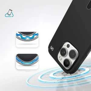 Черный чехол Speck Presidio2 Pro ClickLock MagSafe для iPhone 16 Pro - Фото 3