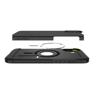 Чорний міцний чохол Spigen Tough Armor Mag для iPhone 16 Plus MagSafe - Фото 9